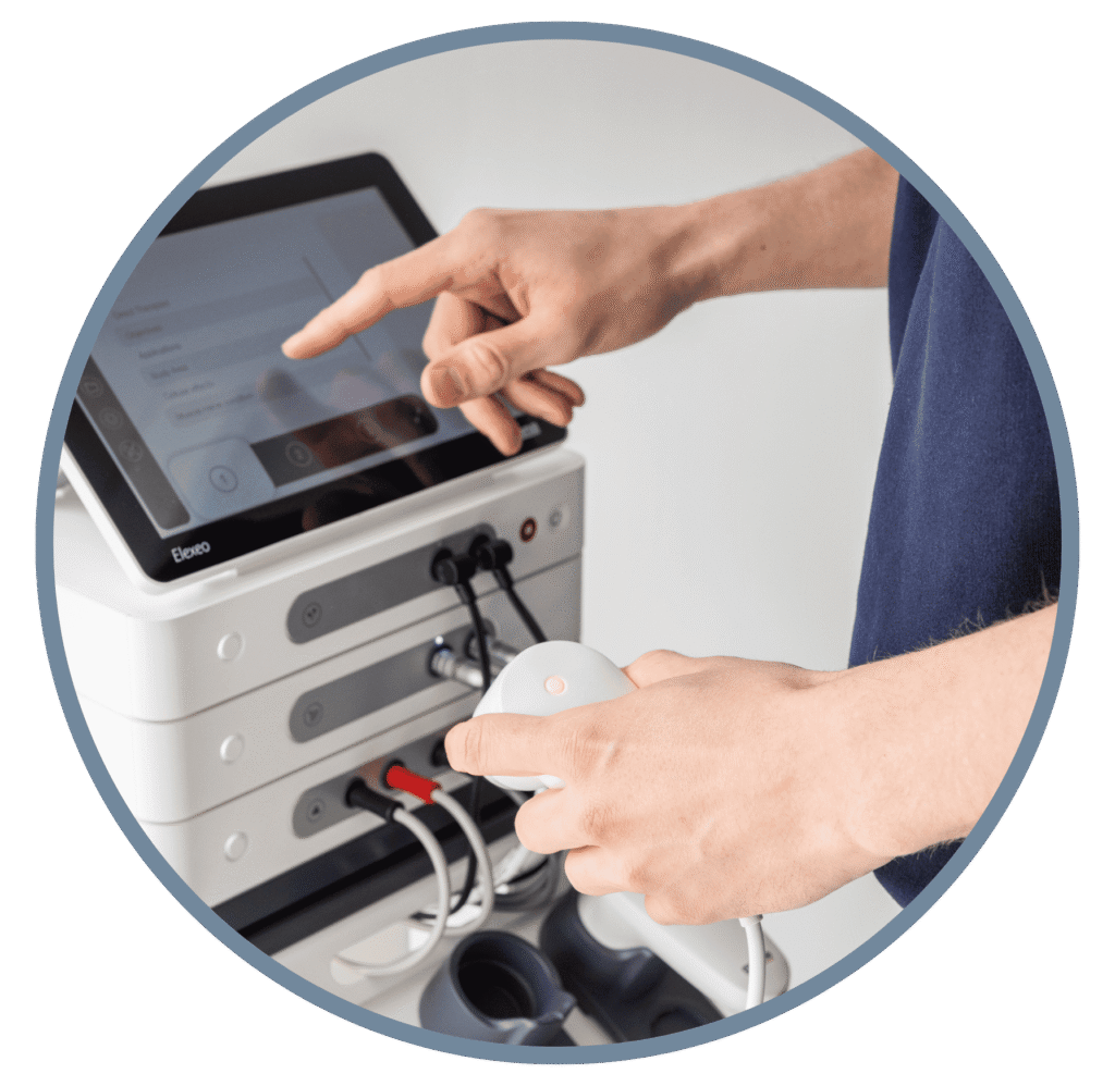 Operating the Elexeo is easy thanks to its user-friendly user interface