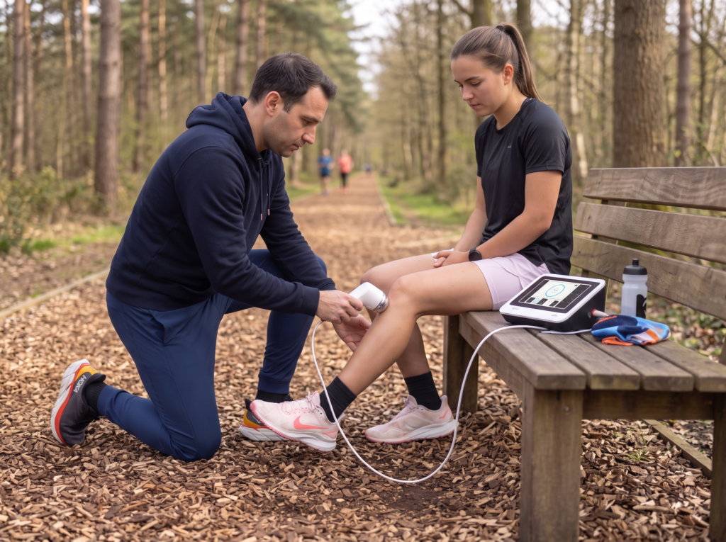 Le LIPUS dans le traitement des fractures (de stress) Treating (stress)fractures with LIPUS with the Gymna Ultrasound compact