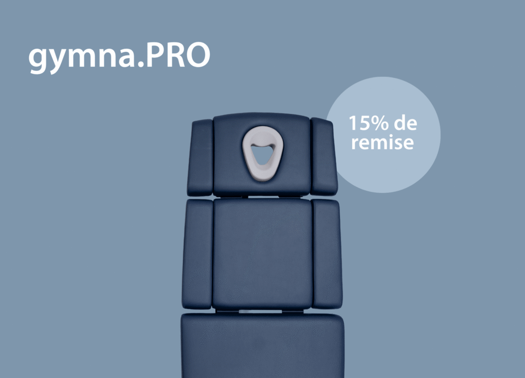 gymna.PRO – Table de massage _ 15 % de remise